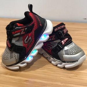 Skechers Super Z Boys Sz 6 Sneakers